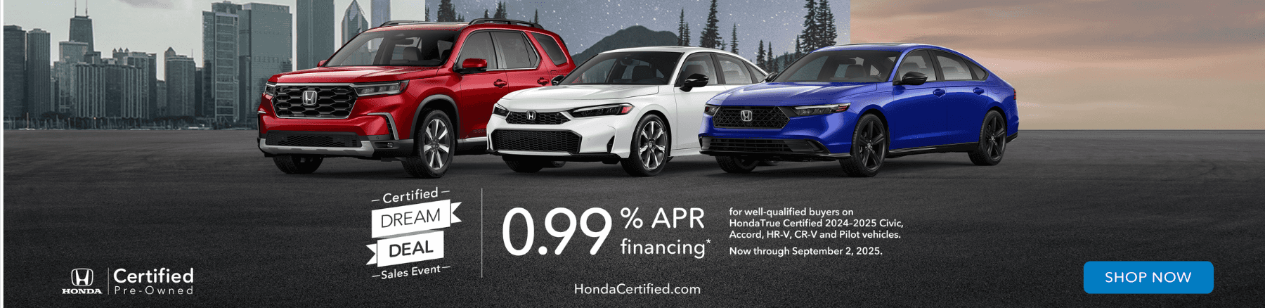 Honda Certified Dream Deal