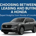 Lease vs. Buying a Honda