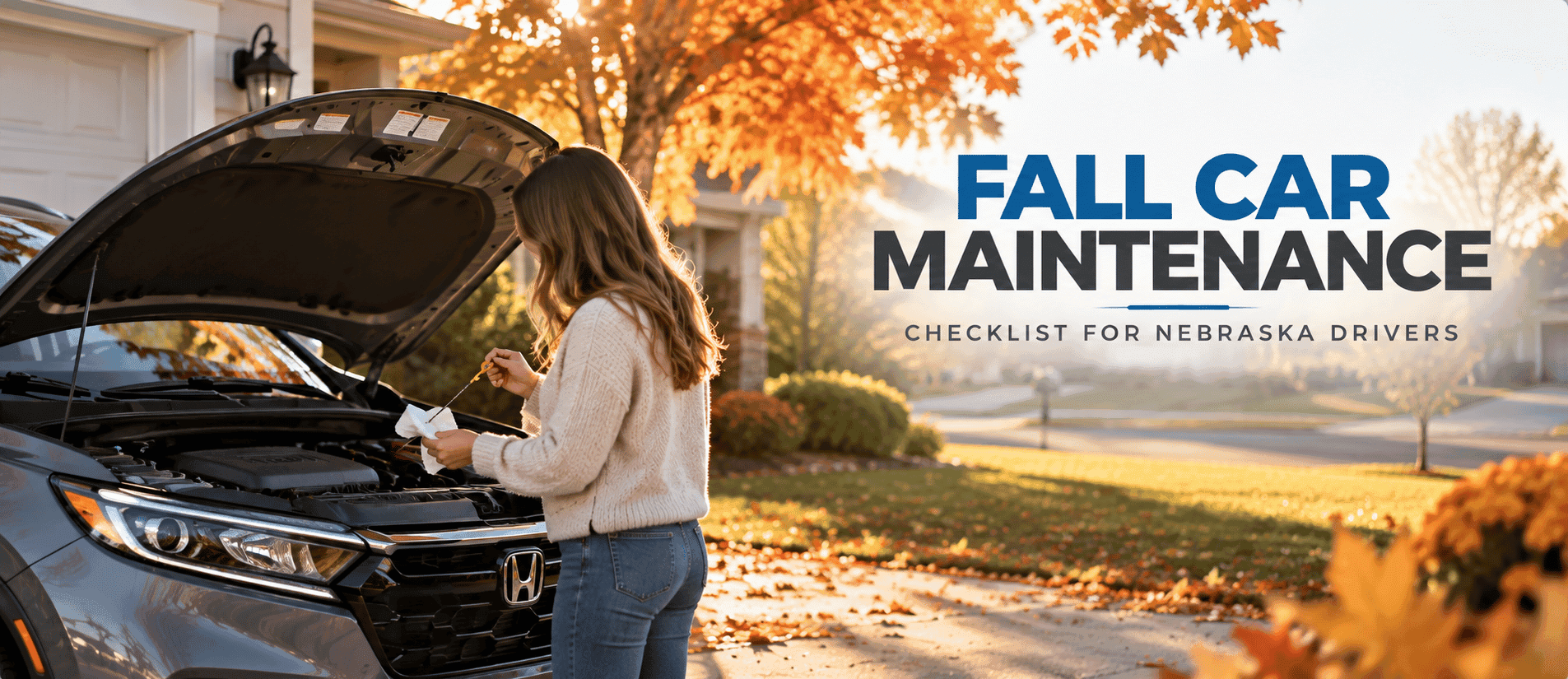 Fall car maintenance checklist for Nebraska drivers from Honda of Lincoln