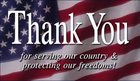 Thank You For Your Service