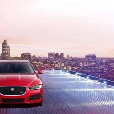 2019 Jaguar XE front view parked
