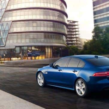 2019 Jaguar XE blue exterior