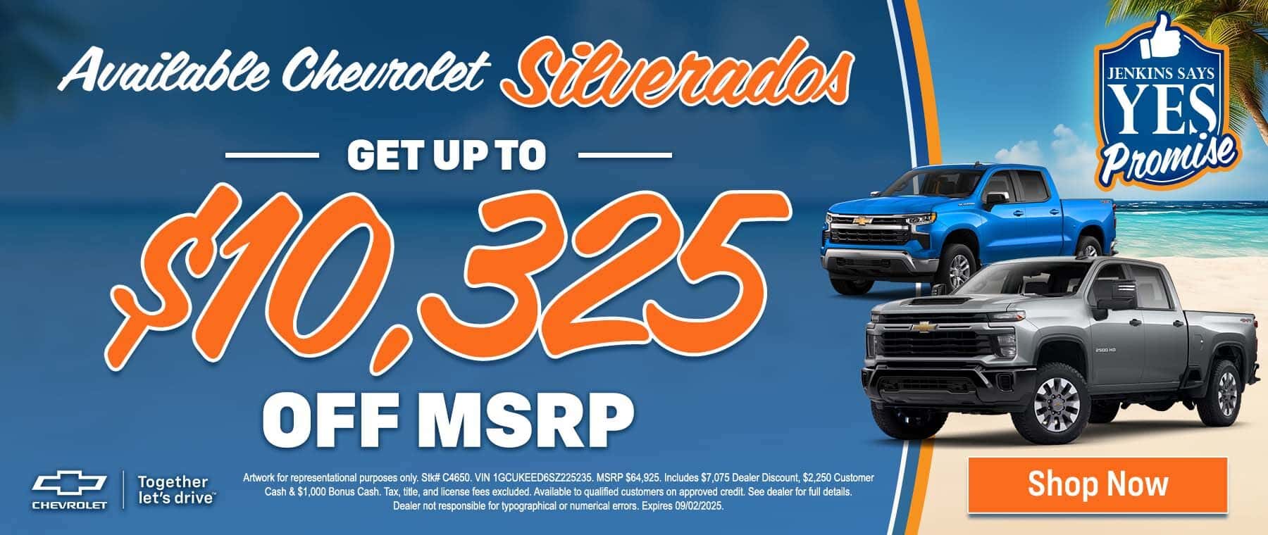 Jenkins_Chevrolet_of_Venice_Slide_Desktop_1800x760_Incentive_Silverados_08-25