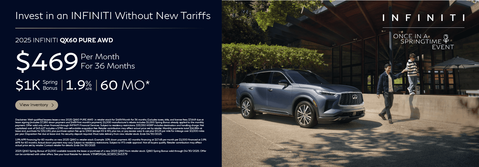 SD QX60 Dual Offer SSE