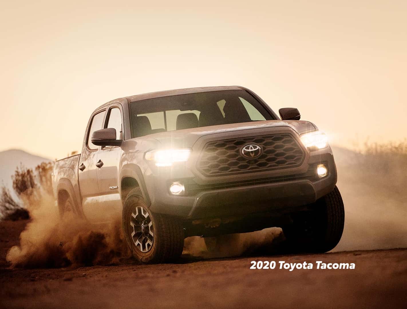 Comparison of the Toyota Tacoma vs. Tundra trucks at Lancaster Toyota of East Petersburg | 2020 Toyota Tacoma cover in dust Comparison of the Toyota Tacoma vs. Tundra trucks at Lancaster Toyota of East Petersburg | 2020 Toyota Tacoma cover in dust