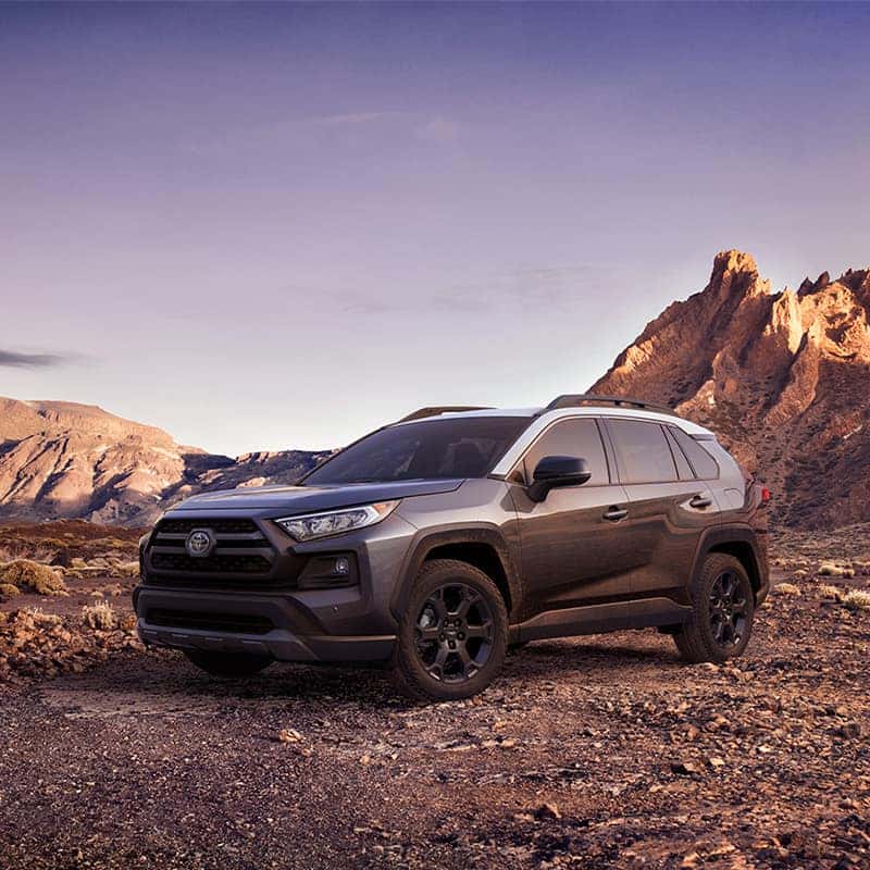Lancaster Toyota is a Car Dealership in Lancaster near Cornwall PA | Dark Gray 2020 Rav4 TRD Pro Off-Roading
