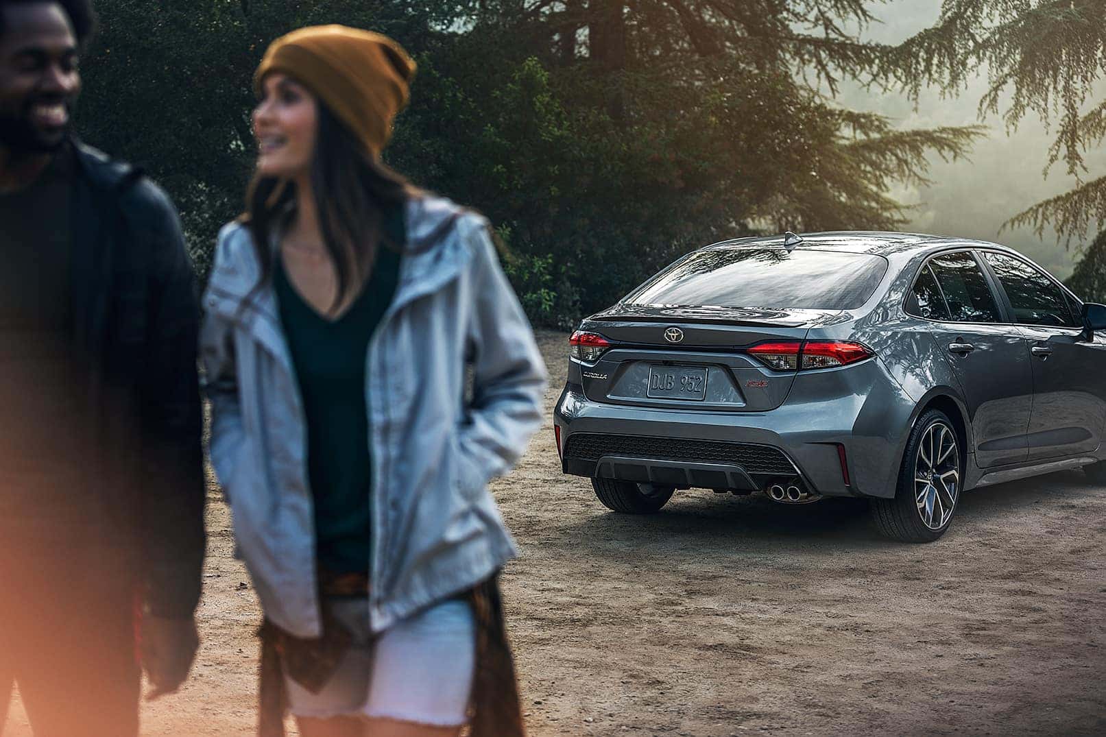 Compare the 2020 Honda Civic Sedan vs. the 2020 Toyota Corolla at Lancaster Toyota of East Petersburg | the back of the corolla