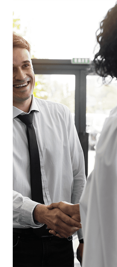 Defining APR at Lancaster Toyota in East Petersburg, PA | Sales person shaking hands with customer  