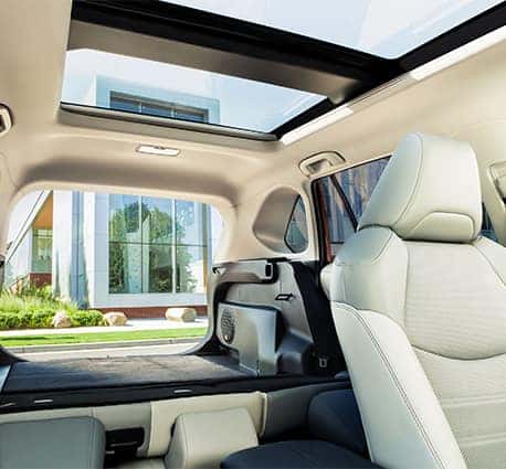 2025 Toyota RAV4, Hybrid, PHEV at Lancaster Toyota in East Petersburg, PA | Look at the back seats of a 2025 Toyota RAV4 with the trunk open