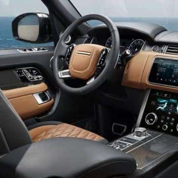 2019 Range Rover front interior