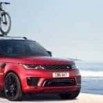 2019 Range Rover Sport Red with Bike Rack