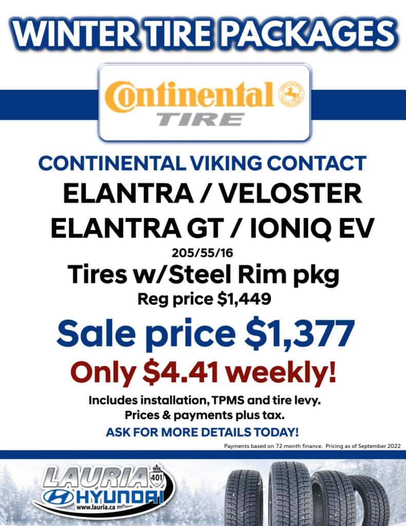 Hyundai Veloster winter tires