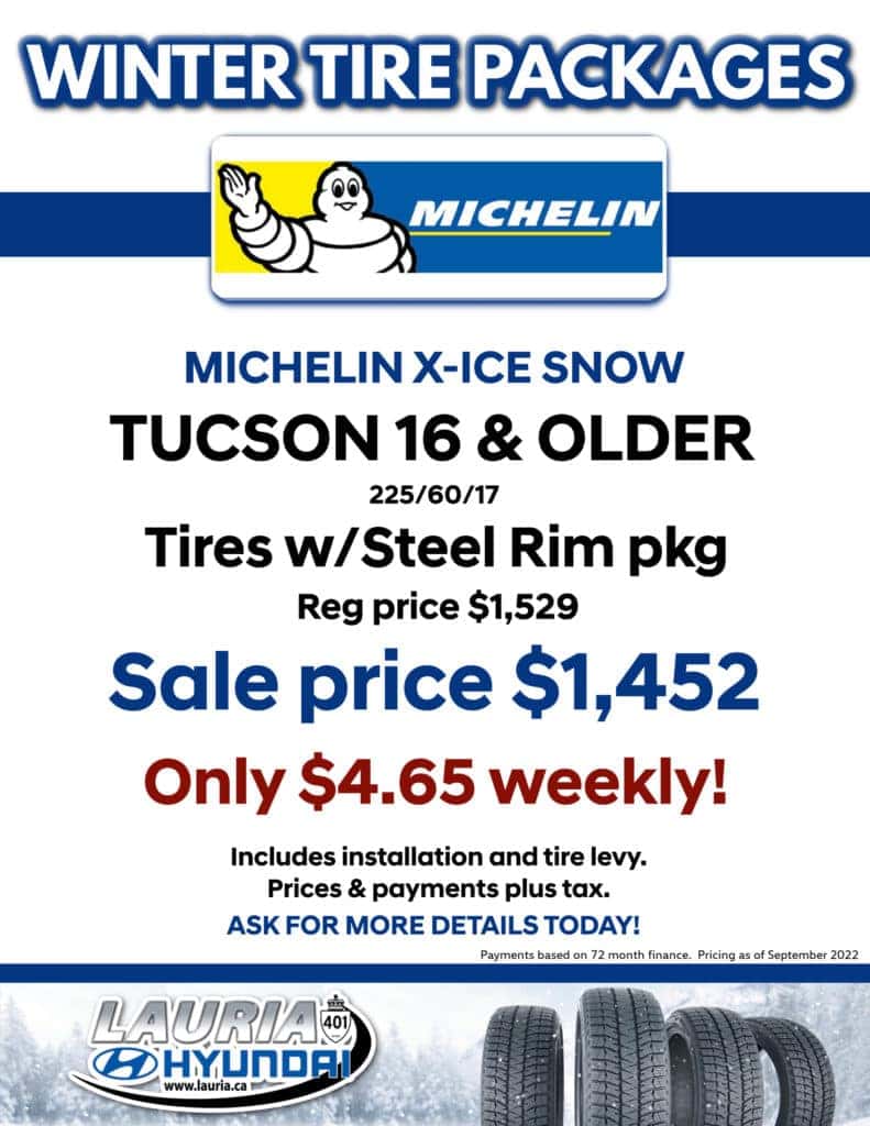 Hyundai Tucson Snow tires