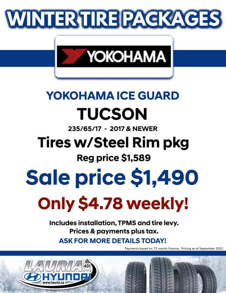 Hyundai Tucson Snow tires