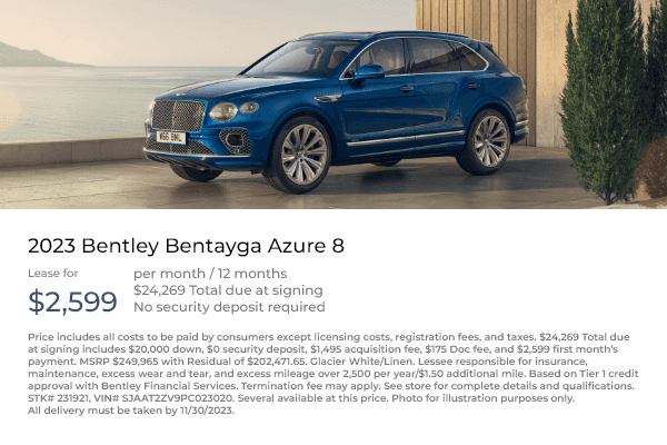 2023 Bentley Bentayga Azure V8 