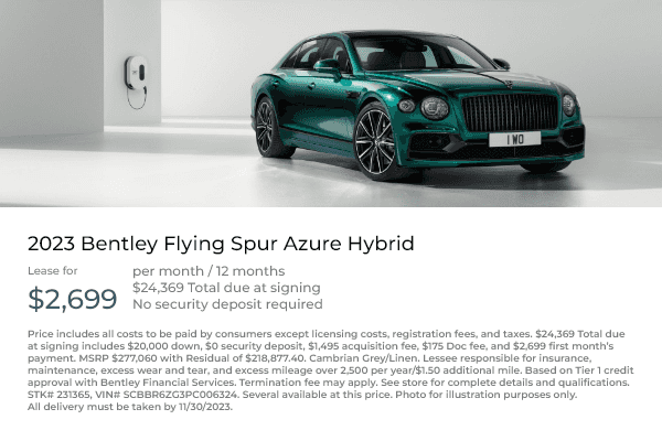 2023 Bentley Flying Spur Azure Hybrid