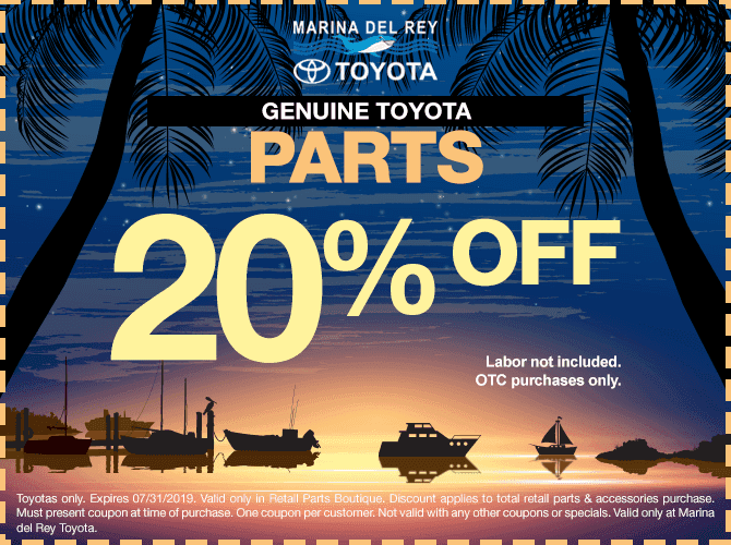 Discount Toyota Parts >> Parts Specials Marina Del Rey Toyota Discount Toyota Parts >> Parts Specials Marina Del Rey Toyota