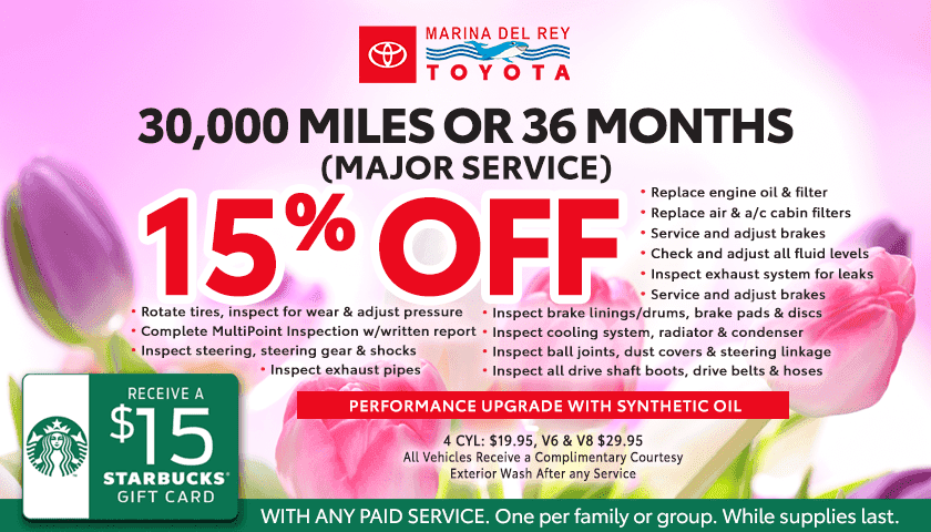 Service Specials | Marina del Rey Toyota