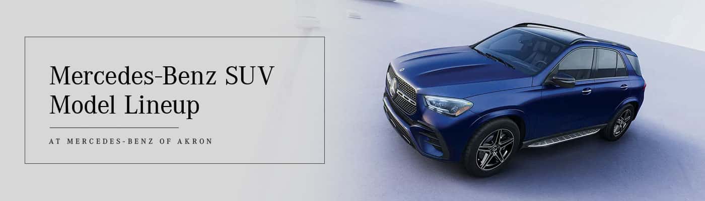 Mercedes-Benz SUV Model Lineup