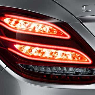 2018 Mercedes-Benz C-Class Sedan Tail Light Up Close