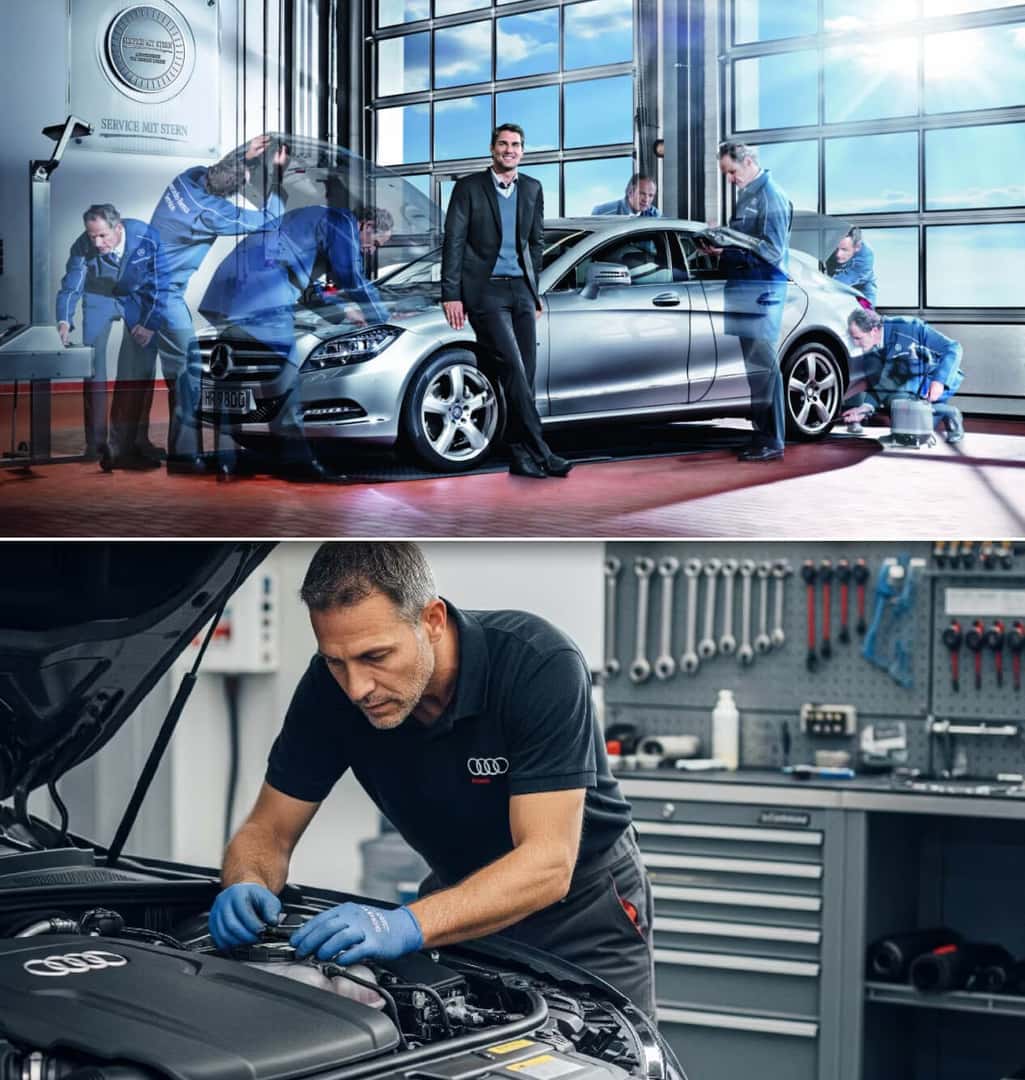 Audi Maintenance Cost vs. Mercedes-Benz Service