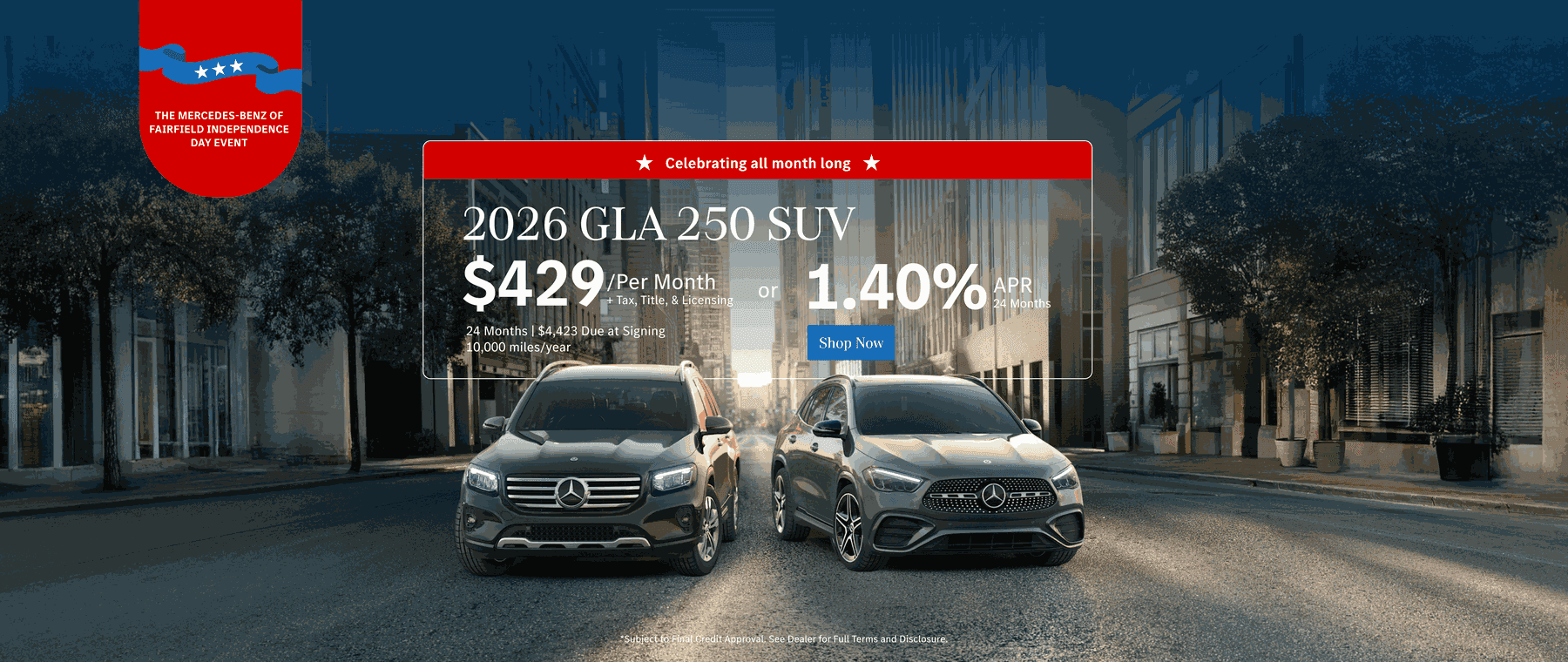 mercedes-fairfield-ca-gla-250-suv-independence-day-sale-july-2026