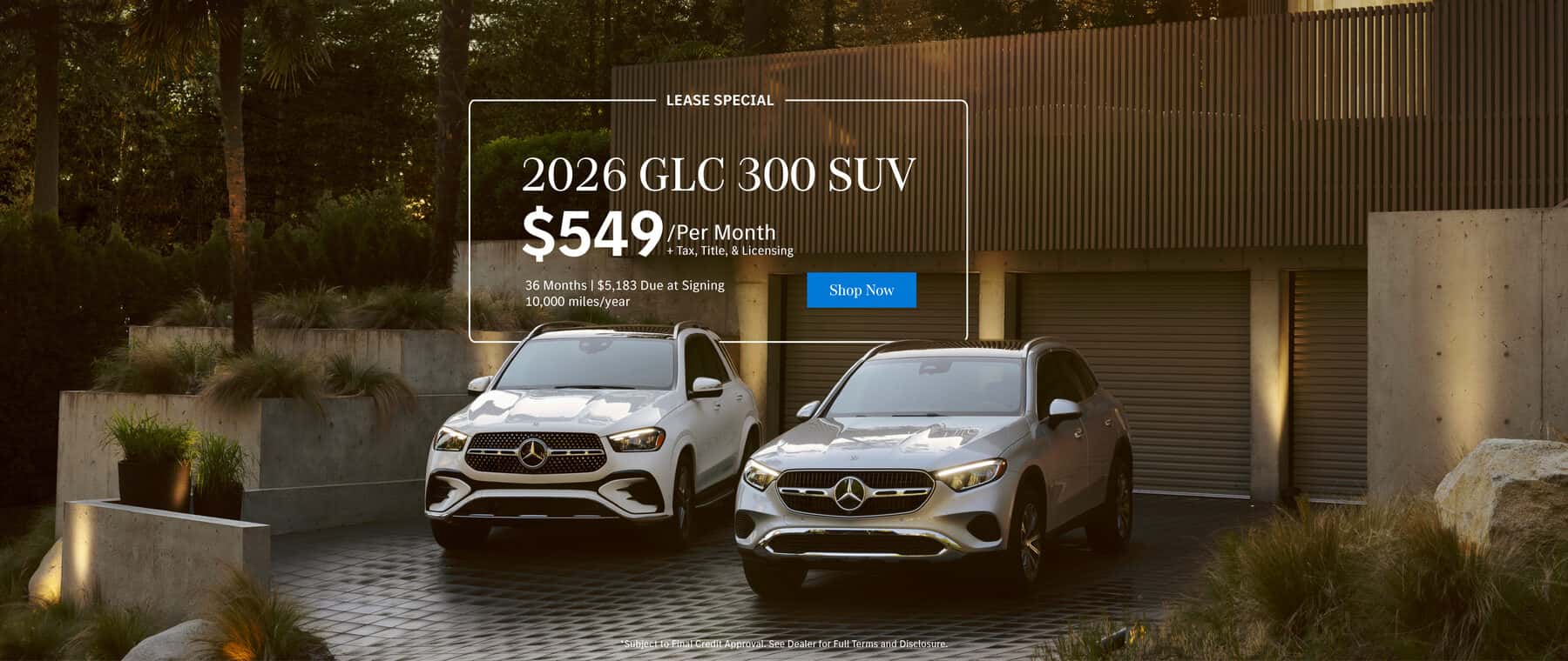 mercedes-glc-300-suv-lease-special-driveway