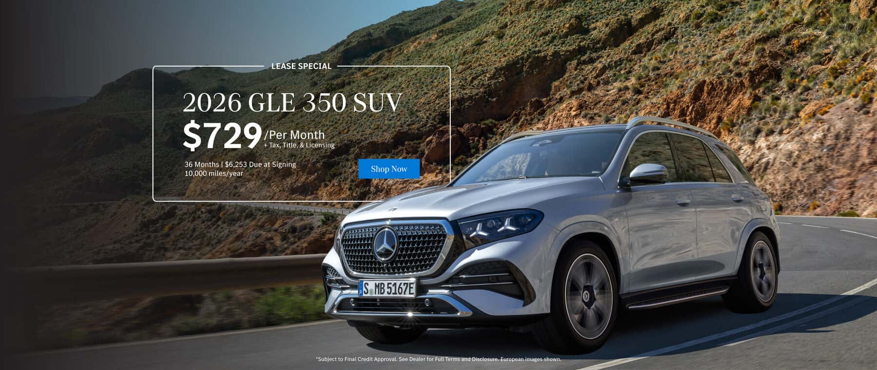 mercedes-gle-350-suv-lease-special-mountain-road
