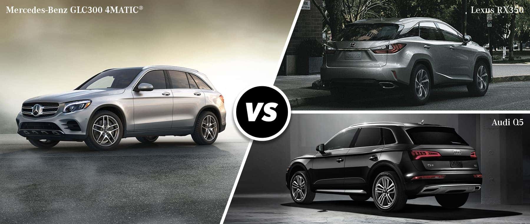 Glc 300 Vs Rx 350 Vs Audi Q5 Mercedes Benz Of Milwaukee North