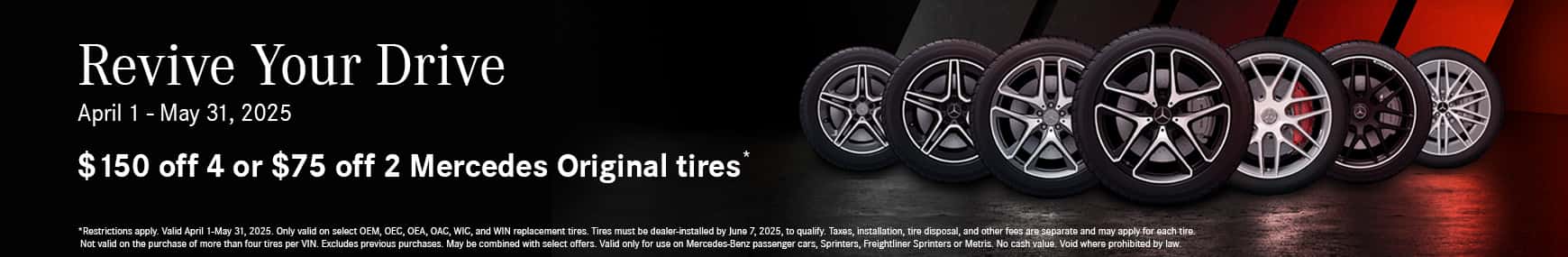 Revive your drive Spring Tire Special at Mercedes-Benz of North Olmsted