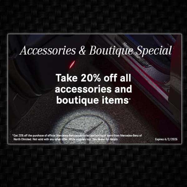 20% OFF Genuine Accessories & Boutique Items
