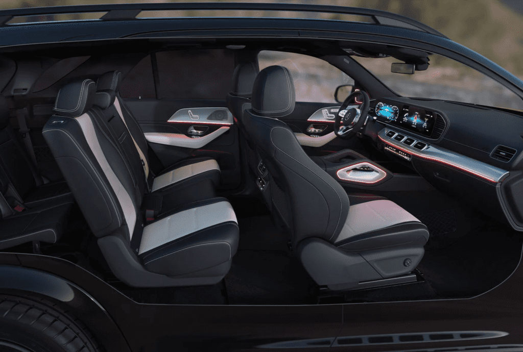 The interior of the 2026 Mercedes-Benz GLE SUV