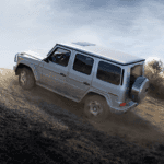 The 2026 Mercedes-Benz G-Class SUV going off-roading