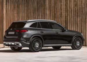 side view of a black 2025 Mercedes-Benz GLC
