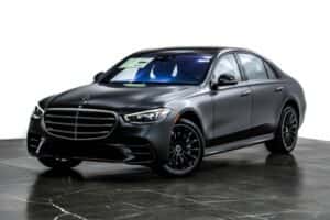 parked black 2025 Mercedes-Benz S-Class