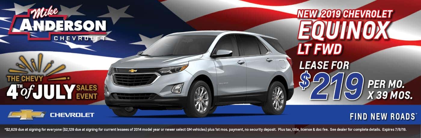 Chevrolet Dealership In Chicago Il Mike Anderson Of Lease A 2019 Chevrolet Equinox Lt Fwd For 219 Per Mo 39 Mos