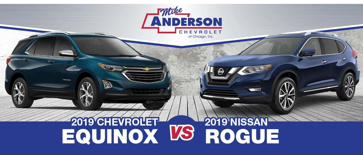 Nissan Rogue vs 2019 Chevy Equinox near Chicago, IL