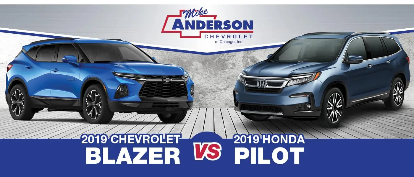 2019 Honda Pilot vs 2019 Chevy Blazer near Evanston, IL