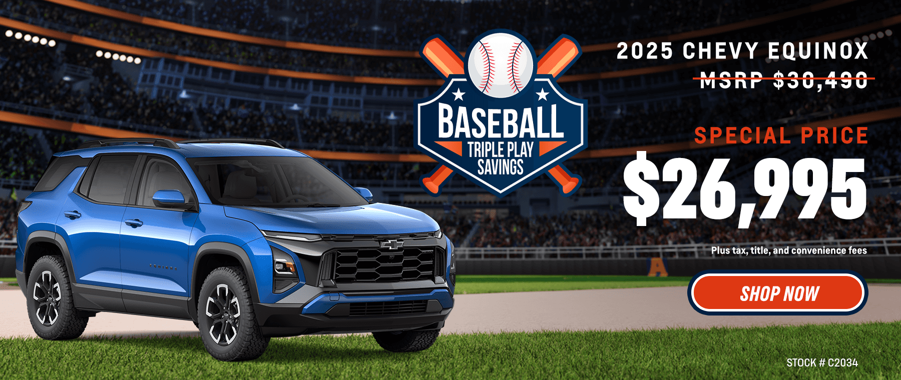 New Chevy Equinox: SPECIAL PRICE $26,995