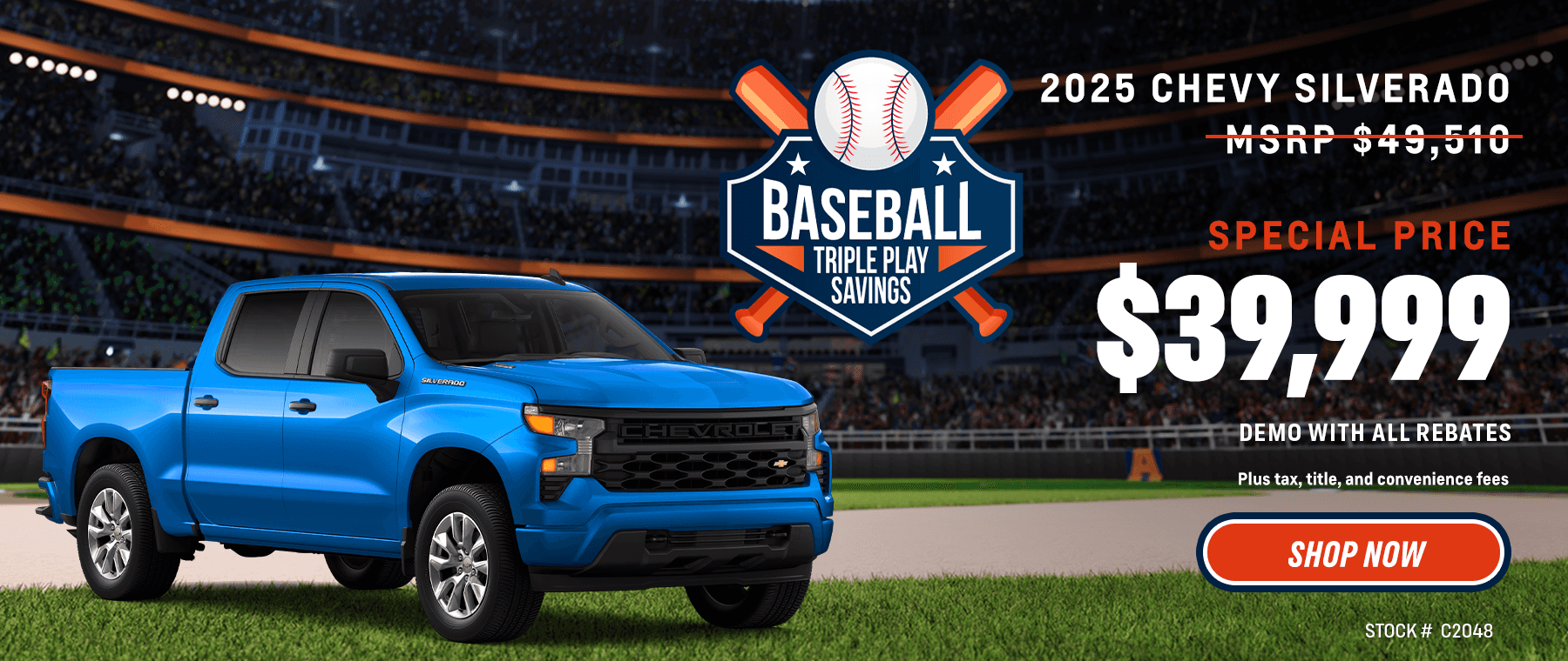 New Chevy Silverado: SPECIAL PRICE $39,999