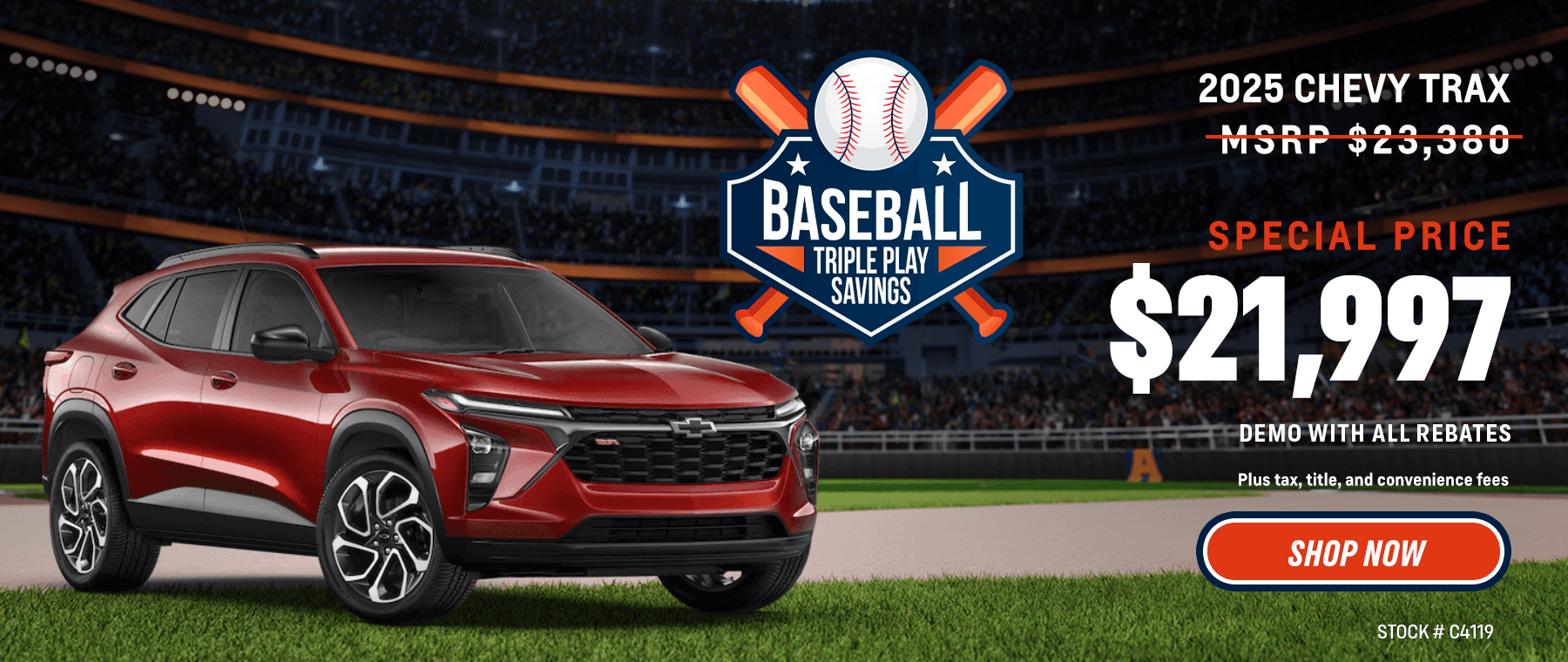 New Chevy Trax: SPECIAL PRICE $21,997