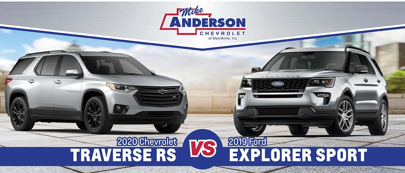 2019 Ford Explorer Vs 2020 Chevy Traverse Near Schererville In