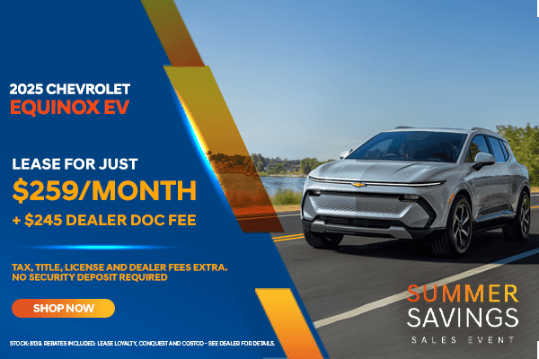 2025 Equinox EV: Lease for Just $259/month for 24 months