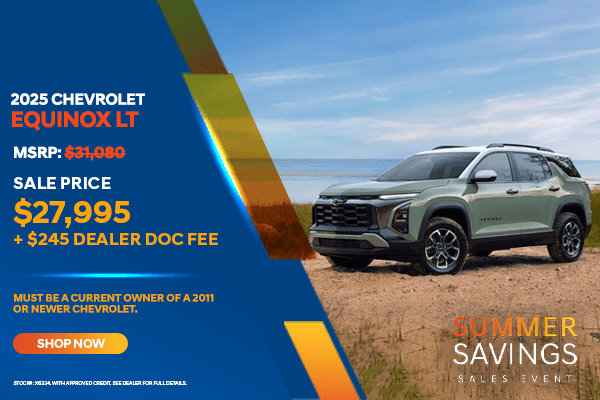 2025 Equinox LT: As Low As $27,995