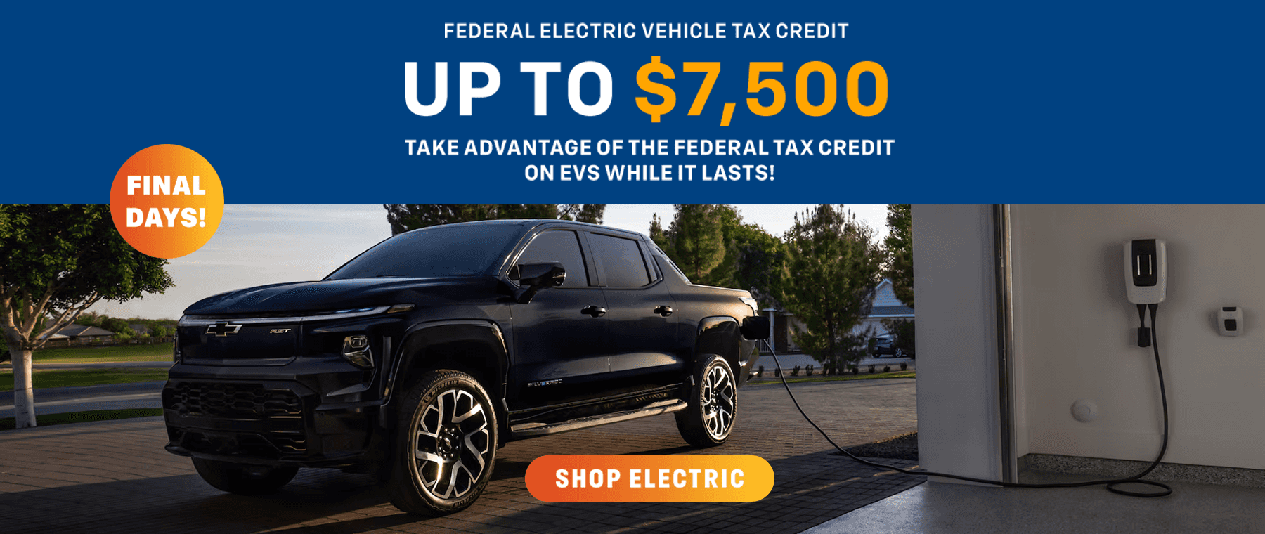 Federal Electric Vehicle Tax Credit: Up to $7,500