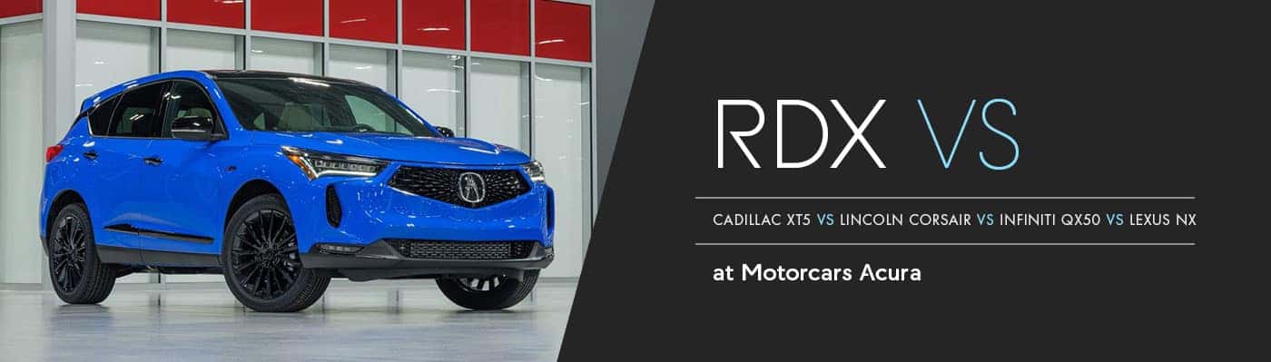 Acura RDX vs. Cadillac XT5 vs. Lincoln Corsair vs. Lexus NX vs. INFINITI QX50