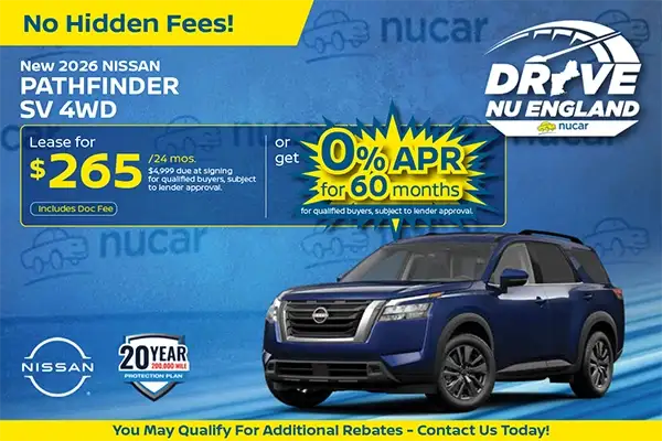 New 2026 Nissan Pathfinder SV 4WD