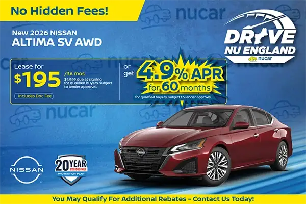 New 2026 Nissan Altima SV AWD
