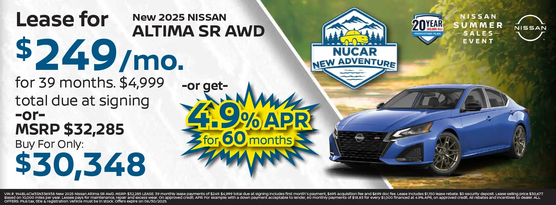 Altima special offer