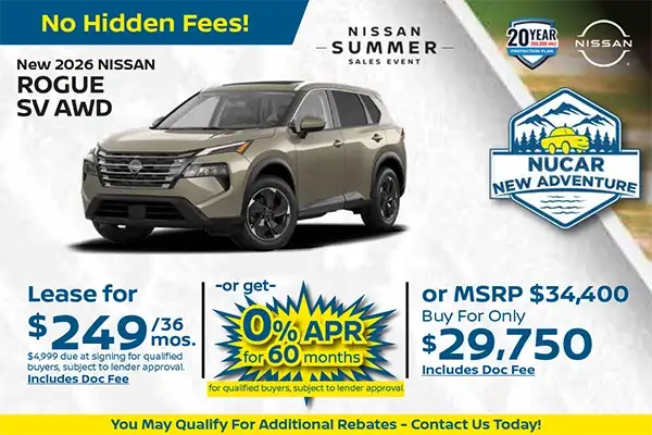 New 2026 Nissan Rogue SV AWD 